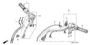 VFR800 Switch / cable