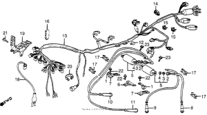 VF1000F Wire harness + ignition coil