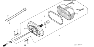 C70ZP Taillight unit ass`y