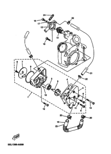 YP125E Водяная помпа