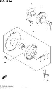 DR-Z70 Муфта стартера