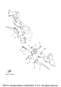 XVS650 Рулевые переключатели