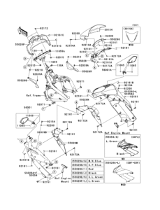 EX400 カウリング