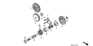 NSR50S Кик стартер