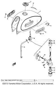 JT1L Топливный бак