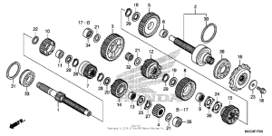 CB1100 (ABS) Трансмиссия