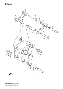 DR-Z400 Втулки заднего рычага