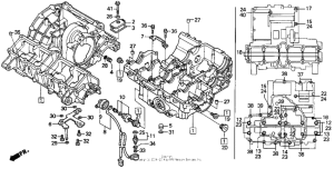  Картер двигателя