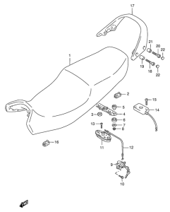 GSX750 Пружина