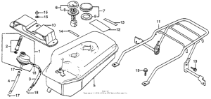 NX50 Топливный бак