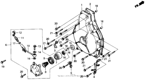 GL1500 Кожух сцепления