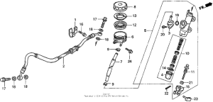 CBR900RR Задний тормозной цилиндр