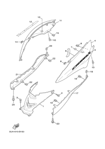 XC125 Боковые обтекатели