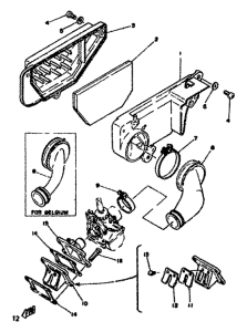 RD50M Впускная система 1