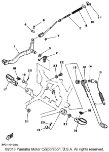 RT180B Stand - footrest