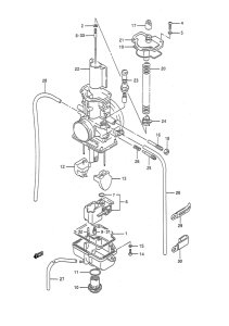 RM125 Carburetor assy