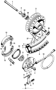 SL90 Переднее колесо