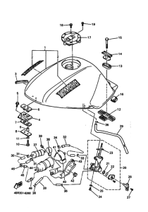XJ600S Tank fuel