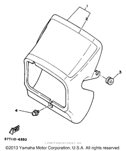 XT350T Обтекатели