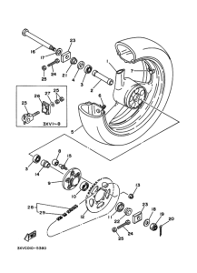 TZR250RS ﾘﾔﾎｲｰﾙ 1