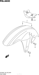 VZR1800 Front Fender (For Bbd) (Vzr1800Bzl7 E03)