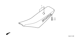 CRF80F Пружина