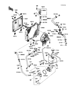 EX250 Radiator(1 / 2)(ja004011-ka005002)