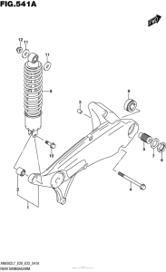 AN650Z Rear Swingingarm