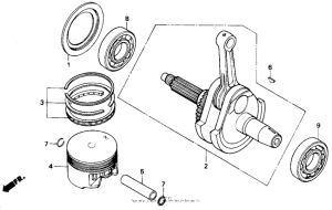 GB500 Коленвал
