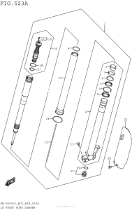RM-Z250 Lh Front Fork Damper