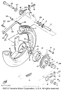 FZR600RDC Переднее колесо