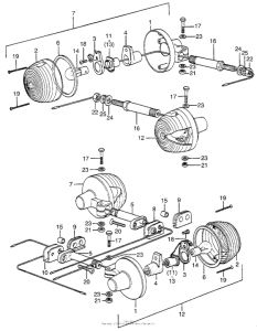 CL350 Задний фонарь