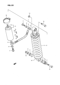 RM80 Задние амортизаторы
