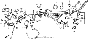 XL500R Wire harness + ignition coil