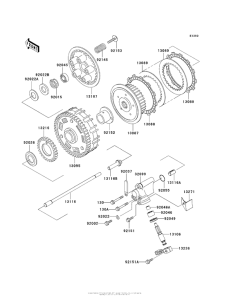 EJ800 Сцепление