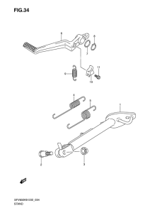 SFV650 (ABS) Stand comp
