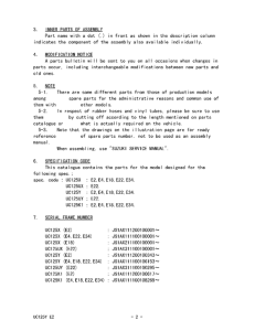 UC125 Catalog preface