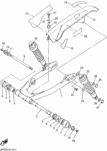SR400 ﾘﾔｱｰﾑ