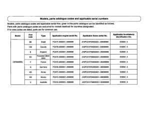 *Applicable serial numbers