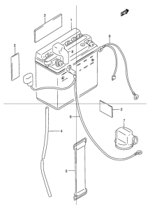 TU125 Аккумулятор