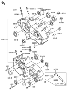 RM65 Картер двигателя