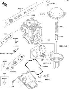 ZX1100 Carburetor parts(1 / 2)