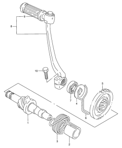 PV50 Ножной стартер