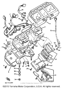 XJ750RK Приборы