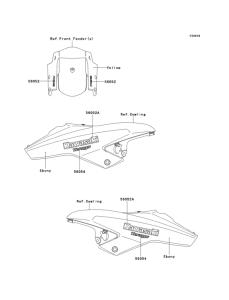 KLE650 Decals(yellow)(dcf)