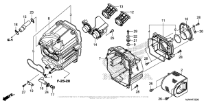 CB500X (ABS) Воздушный фильтр