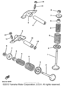 TW200T Клапана