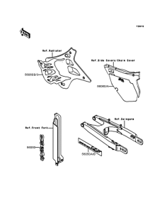 KDX125 Наклейки