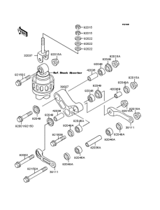 ZX250 Задняя подвеска