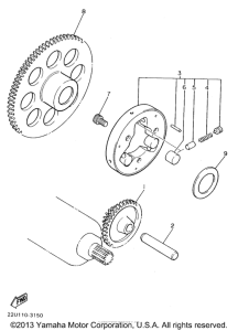XV535H Муфта стартера